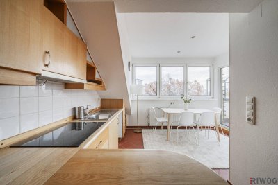 PERFEKTE WG im DG II 2 ZIMMER + KÜCHE + 11m² TERRASSE II SOFORT NUTZBAR II AIRBNB oder SELBST EINZIEHEN II KOMPLETT MÖBLIERT II NÄHE U6/AKH/VOLKSOPER/WUK