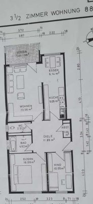 Gut geschnittene 3-Zimmer-Wohnung mit Balkon und EBK in Mannheim