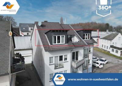 VR IMMO: Hochwertige Dachgeschosswohnung zentral in Halver