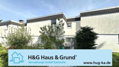 KA-Bergwald! Gepflegtes Reihenmittelhaus mit Garten, Atrium und Einzelgarage!