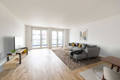 Hochwertige 3-Zimmer Neubauwohnung mit Blick auf den Rhein im 2.OG