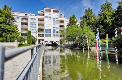 Geschmackvolle 3-Zimmer-Erdgeschosswohnung mit Garten in Klein Venedig