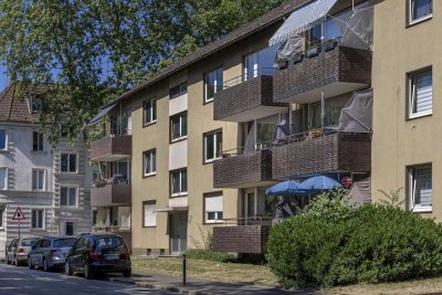 Frisch sanierte Erdgeschosswohnung mit Balkon