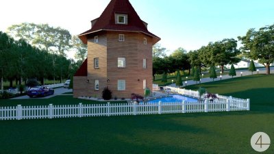 Einfamilienhaus mal anders! Wohnen im eigenem Turm