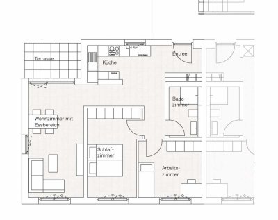 3-Zimmer-Gartengeschoss-Wohnung in Muggensturm zu vermieten