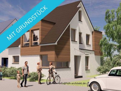 Energieeffizienzklasse A+, KfW 40, Mit PV Anlage, Wärmepumpe, Keller, mit Grundstück zum Festpreis