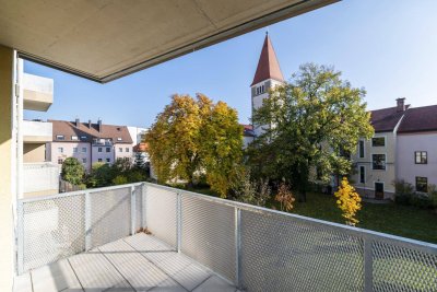 PROVISIONSFREI | 3-Zimmer-Wohnung mit zwei privaten Außenflächen | Blick ins Grün | Ankommen &amp; genießen