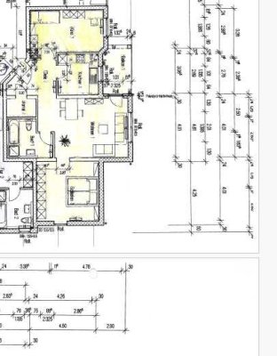 Schöne und gepflegte 3-Raum-EG-Wohnung mit Balkon in Gensingen