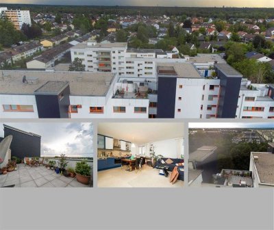 Exklusives Wohnen
**Außergewöhnliche Dachterrasse mit Weitblick in Unterhaching**