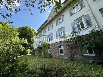 Denkmalgeschütztes Mehrfamilienhaus am Waldrand mit Panoramablick