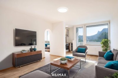 "Neuer Preis" Sanierte 2 Zimmer Starter-Wohnung mit Loggia und Tiefgaragenstellplatz