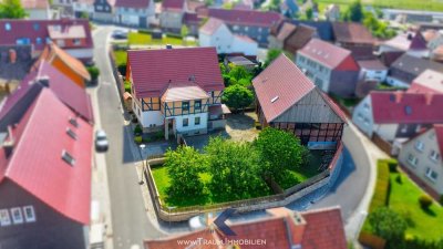 Traumhaftes Einfamilienhaus mit großer Scheune in Breitenbach