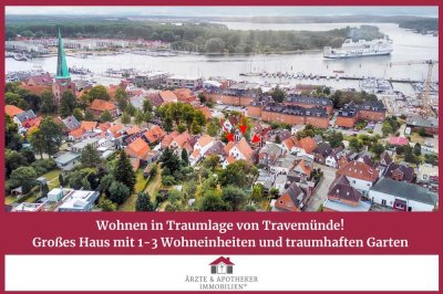 Wohnen in Traumlage von Travemünde! Großes Haus mit 1-3 Wohneinheiten und traumhaften Garten