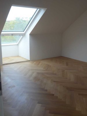 ## Exklusive, neu sanierte 3-4 Zi. Dachgeschosswohnung mit herrlichem Blick über das Woogsviertel ##