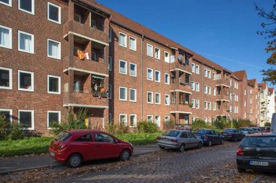 2,5-Zimmer-Wohnung in Kiel mit Balkon