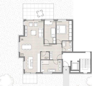 3,5 – 4,5 Zimmer-Wohnung mit großzügigem Garten und flexiblem Grundriss