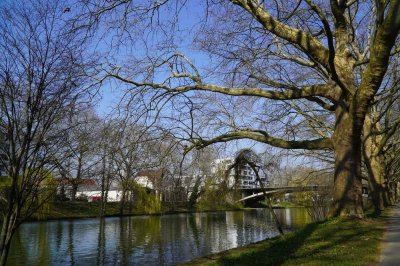 "Direkt an der Neckarpromenade" Bezaubernde 3 Zimmer Maisonette Wohnung