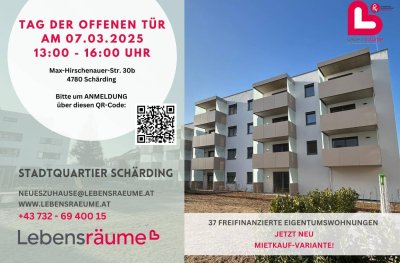 *EIGENTUM* Stadtquartier Schärding - 2-Zimmer-Gartenwohnung / TOP 1 / Haus 1