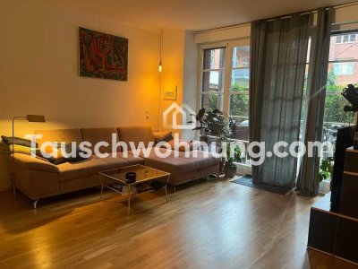 Tauschwohnung: 2 Zi. EG 86qm mit Terrasse in altem Fabrikgelände