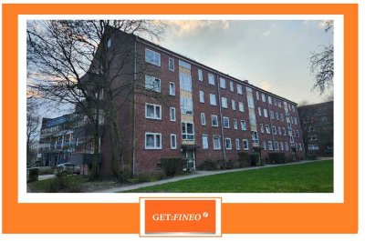 Courtagefrei ! Vermietete 2-Zimmer-Wohnung mit Balkon am Osterbekkanal