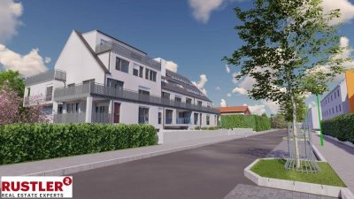 Wohnen beim Marchfeldkanal | Westseitige 2 Zimmerwohnung mit großer Terrasse in Grünruhelage