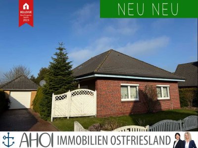 Krummhörn, Uttum
Ebenerdiges Wohnen leicht gemacht!
Gepflegter Bungalow mit Garage und Garten in S