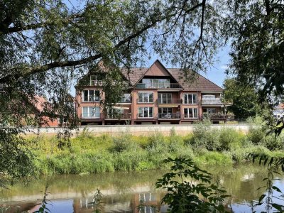 Wohnen mit Blick auf die Jeetzel in Hitzacker (Elbe)/ 3-Zi.-Whg. mit großzügigem Balkon -von privat-