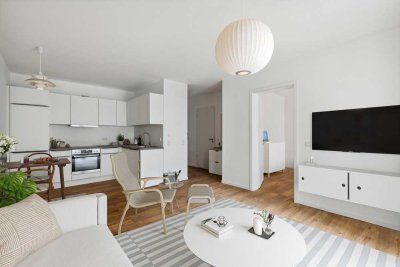 Der Traum für Sommerabende! 2-Zimmer-Wohnung mit riesengroßer Dachterrasse zum Erstbezug