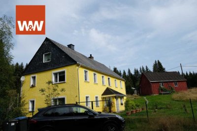 Naturparadies am Fuße des Auersbergs – Ein- bis Zweifamilienhaus mit großem Grundstück