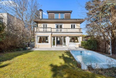 Elegante Villa mit Pool und Doppelgarage in Pötzleinsdorfer Aussichtslage!