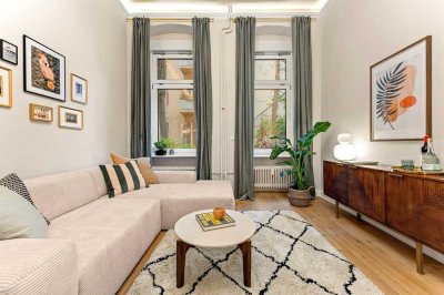 Renovated Historic Apartment w/ Garden - Furnished & Close to S-Bahn Ring