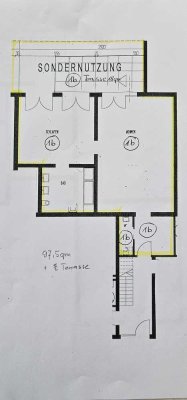 Stilvolle, sanierte 2-Raum-EG-Wohnung mit gehobener Innenausstattung mit Balkon und EBK in Puchheim