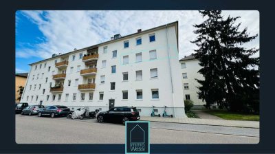 Gut geschnittene 3 Zimmer-Wohnung mit Balkon in KA-West! (Erbpacht)