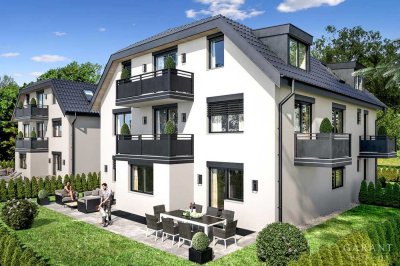 Fast bezugsbereit: Ca. 180 qm Süd-Garten - Neubau-Maisonettewohnung mit Sonnenterrasse und Smarthome