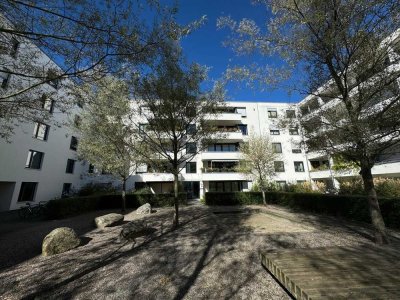 Stadt- und Naturnah: Moderne 2-Zi-Whg. in begehrter Petershausen-Lage mit Balkon und TG-Platz