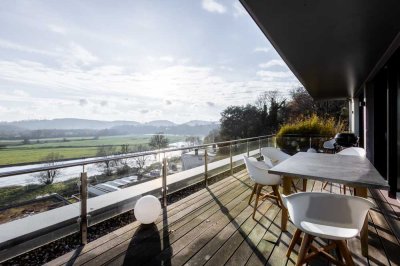 Moderne Luxuswohnung mit Ruhrblick unmittelbar zu Essen