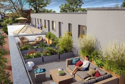 Neubauwohnung mit großer Dachterrasse