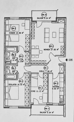 4-Zimmer-Wohnung provisionsfrei zu verkaufen