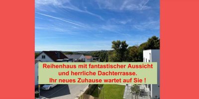 Geniessen Sie die fantastische Aussicht von der sonnigen Dachterrasse : Reiheneckhaus € 760.000