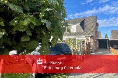 Gepflegte Doppelhaushälfte mit Garten und Garage