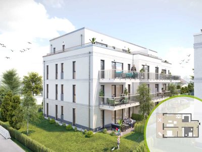 Neubau 2-Zimmer-Wohnung mit Garten I Aufzug I provisionsfrei