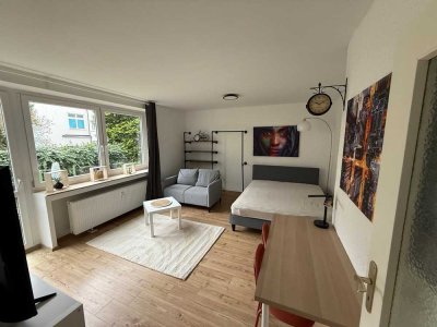 vollmöblirte Wohnung in Toplage Essen - mit Garteblick