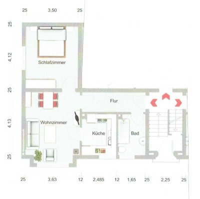 Freundliche Wohnung in Wetter (Ruhr)