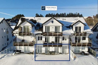 Terrassenwohnung mit Panoramablick im Skidorf Neuastenberg