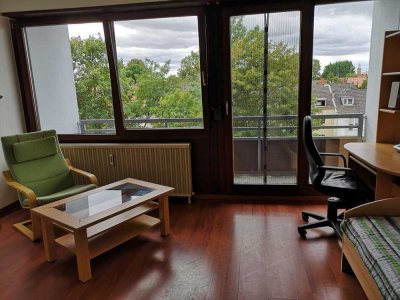 1-Zimmer-Appartement möbliert mit Balkon