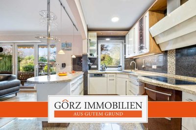 Exklusives Wohnen mit Gartenidylle in absolut ruhiger Lage – 2-Zimmer-Wohnung mit West-Terrasse und