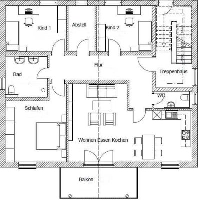 Ansprechende 4,5-Zimmer-Wohnung mit Balkon