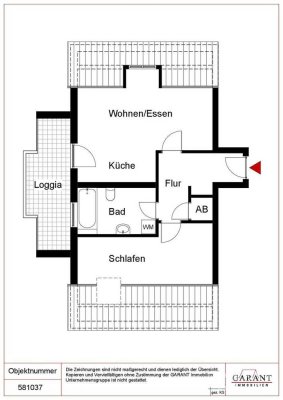 * 2-Zimmer-Wohnung mit Loggia und TG-Stellplatz *