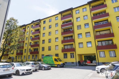 3-Zimmer-Wohnung mit sehr guter Raumaufteilung - Nähe SALK