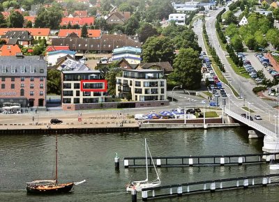 2-Zimmer-Ferienwohnung in Bestlage an der Schleibrücke